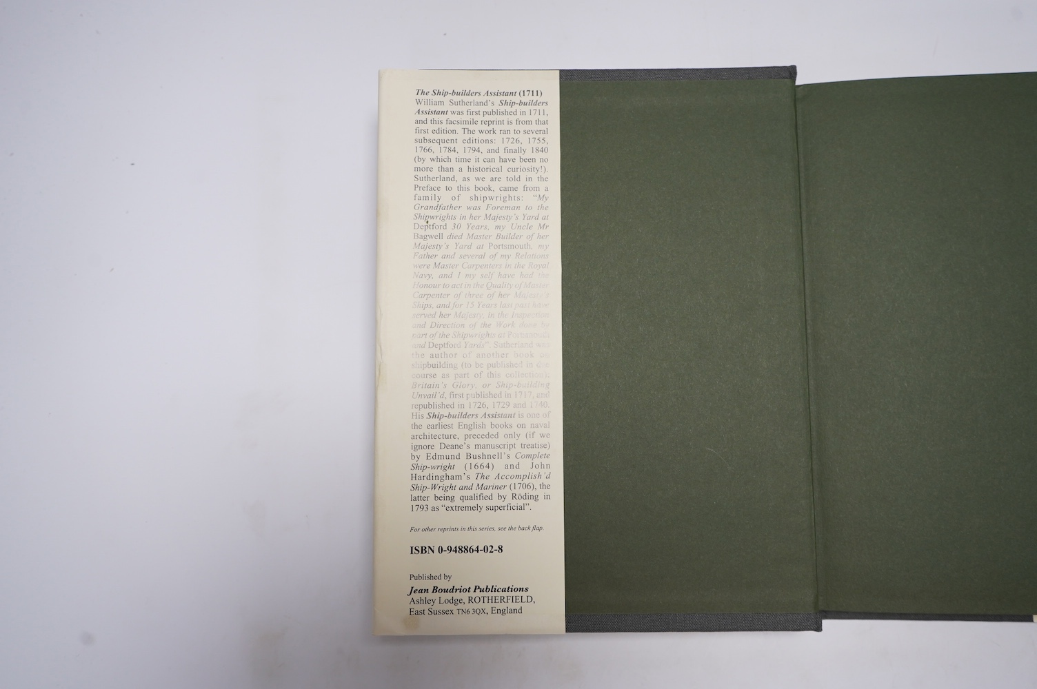 Seller, John - The Sea-Gunner. facsimile limited edition (of 750 numbered copies). folded facsimile plates; d/wrapper, sm.8vo. Rotherfield (E. Sussex), 1994; Beer, Carel de - The Art of Gunfounding: the casting of bronze